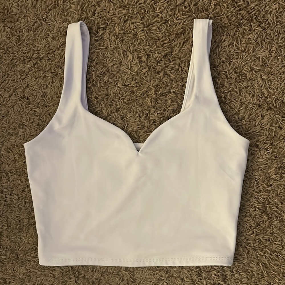 Women's White Crop Top